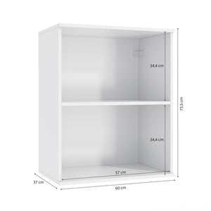 Alacena Aérea 60cm MDF 1 Puerta Kappesberg Blanco/Verde