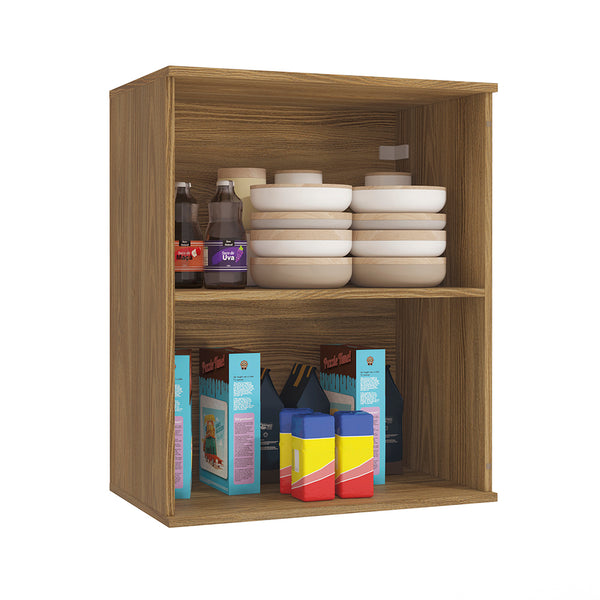 Alacena Aérea 60cm MDF 1 Puerta Kappesberg Marrón/Azul