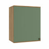 Alacena Aérea 60cm MDF 1 Puerta Kappesberg Marrón/Verde