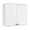 Alacena Aérea 80cm MDF 2 Puertas Kappesberg Blanco