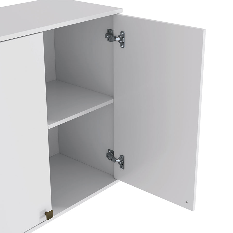 Alacena Aérea 80cm MDF 2 Puertas Kappesberg Blanco
