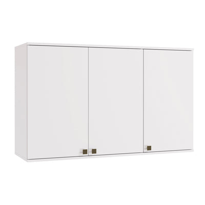 Alacena Aérea 120cm MDF 3 Puertas Kappesberg Blanco