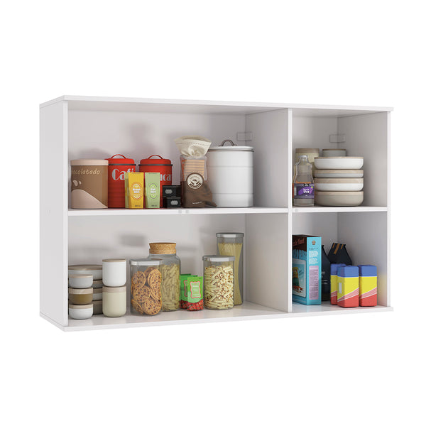 Alacena Aérea 120cm MDF 3 Puertas Kappesberg Blanco