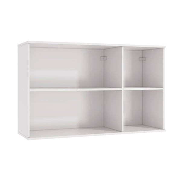 Alacena Aérea 120cm MDF 3 Puertas Kappesberg Blanco/Azul