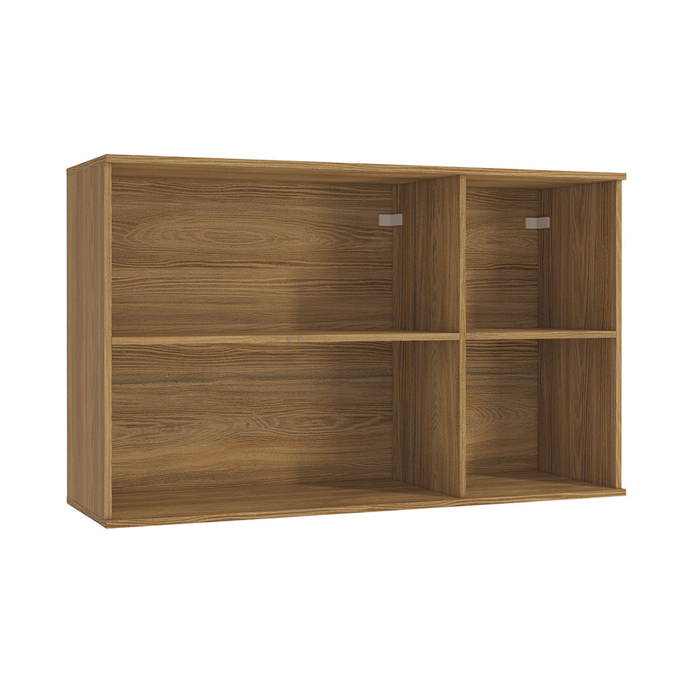Alacena Aérea 120cm MDF 3 Puertas Kappesberg Marrón
