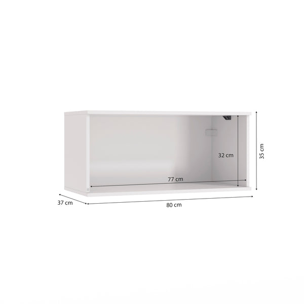 Alacena Aérea 80cm MDF Basculante Kappesberg Blanco