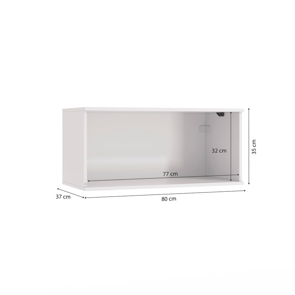 Alacena Aérea 80cm MDF Basculante Kappesberg Blanco