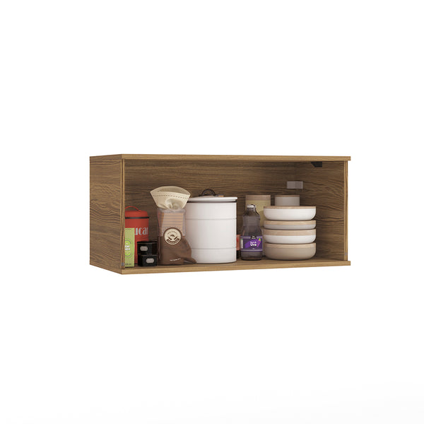 Alacena Aérea 80cm MDF Basculante Kappesberg Marrón