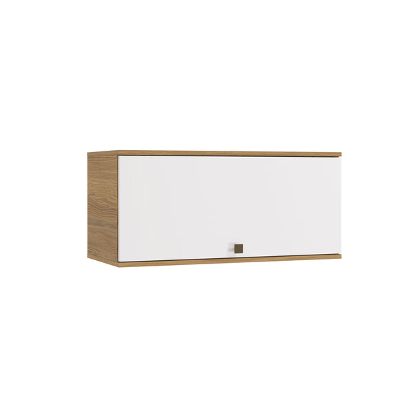 Alacena Aérea 80cm MDF Basculante Kappesberg Marrón/Blanco