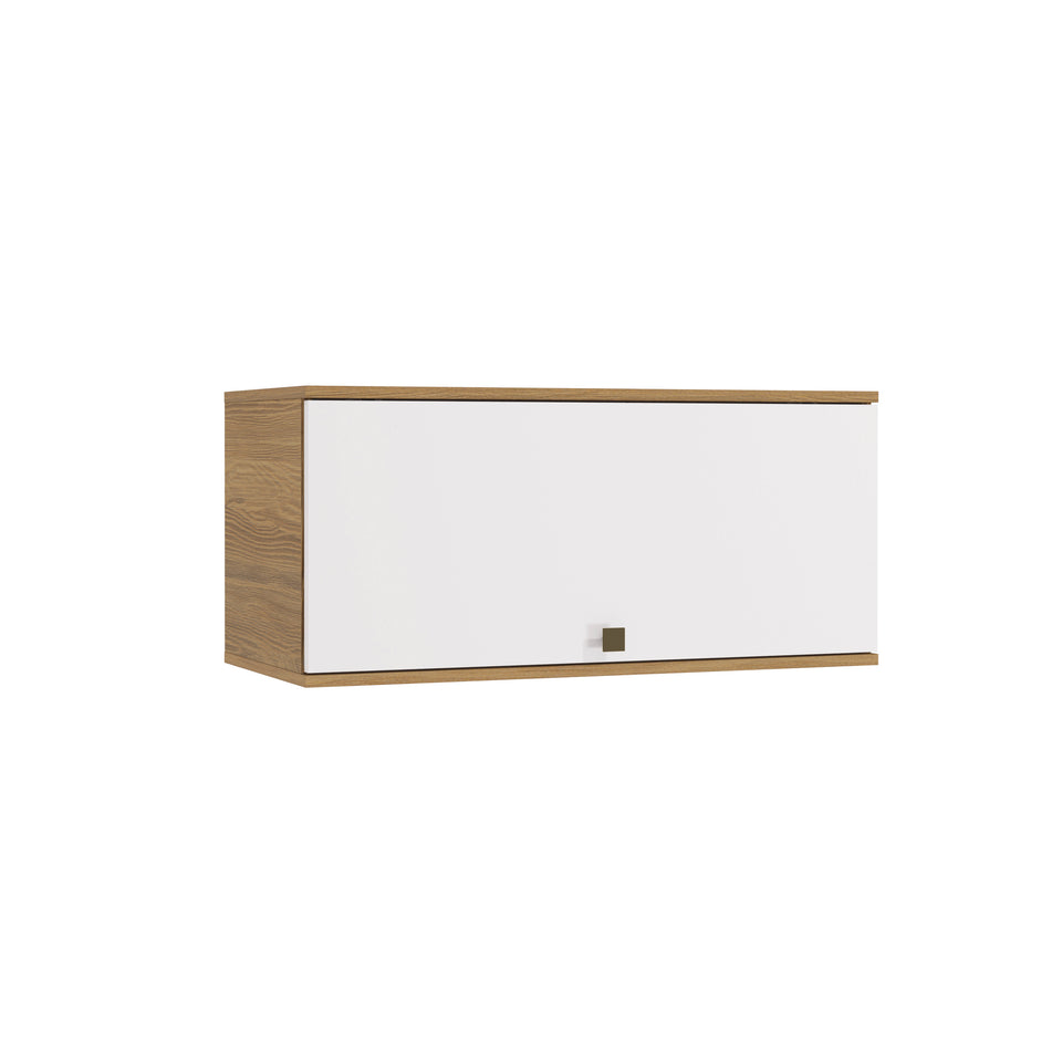 Alacena Aérea 80cm MDF Basculante Kappesberg Marrón/Blanco