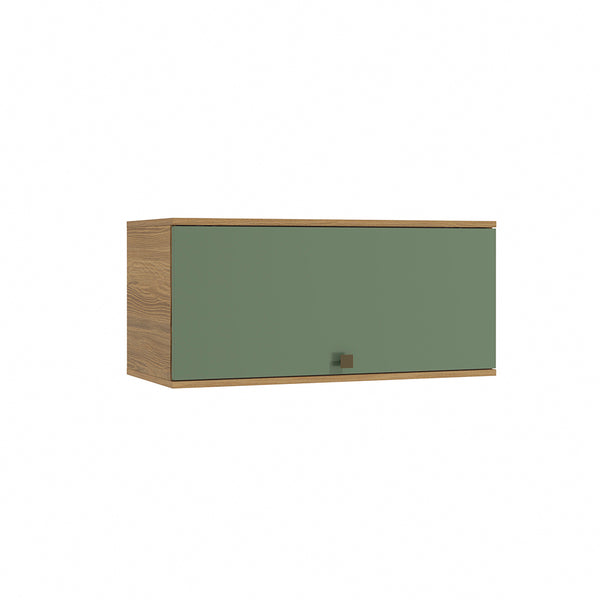 Alacena Aérea 80cm MDF Basculante Kappesberg Marrón/Verde
