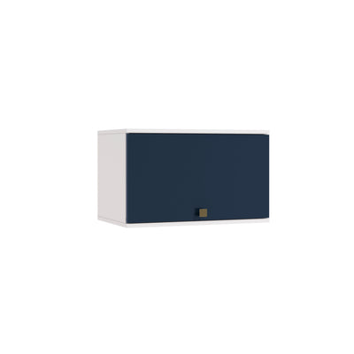 Alacena Aérea 60cm MDF Basculante Kappesberg Blanco/Azul