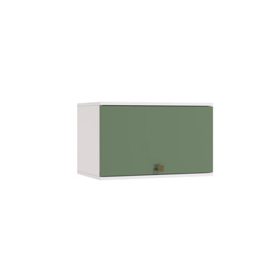 Alacena Aérea 60cm MDF Basculante Kappesberg Blanco/Verde