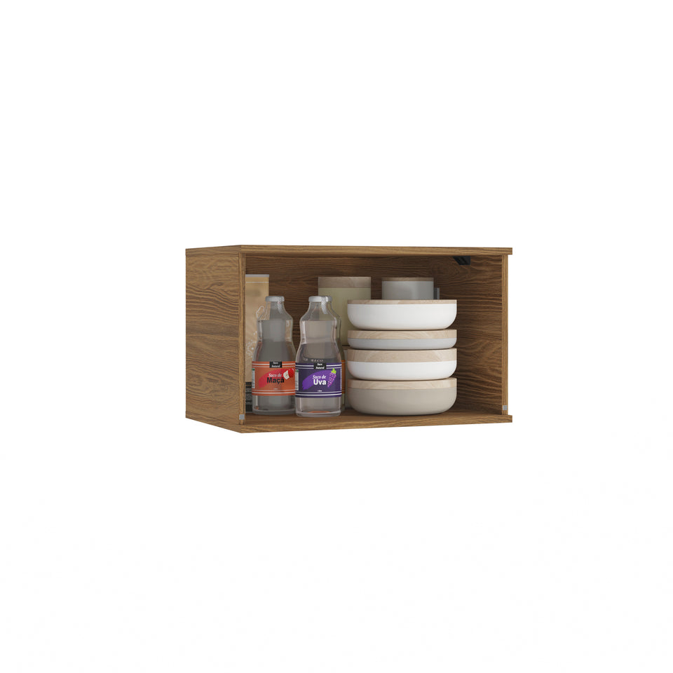 Alacena Aérea 60cm MDF Basculante Kappesberg Marrón