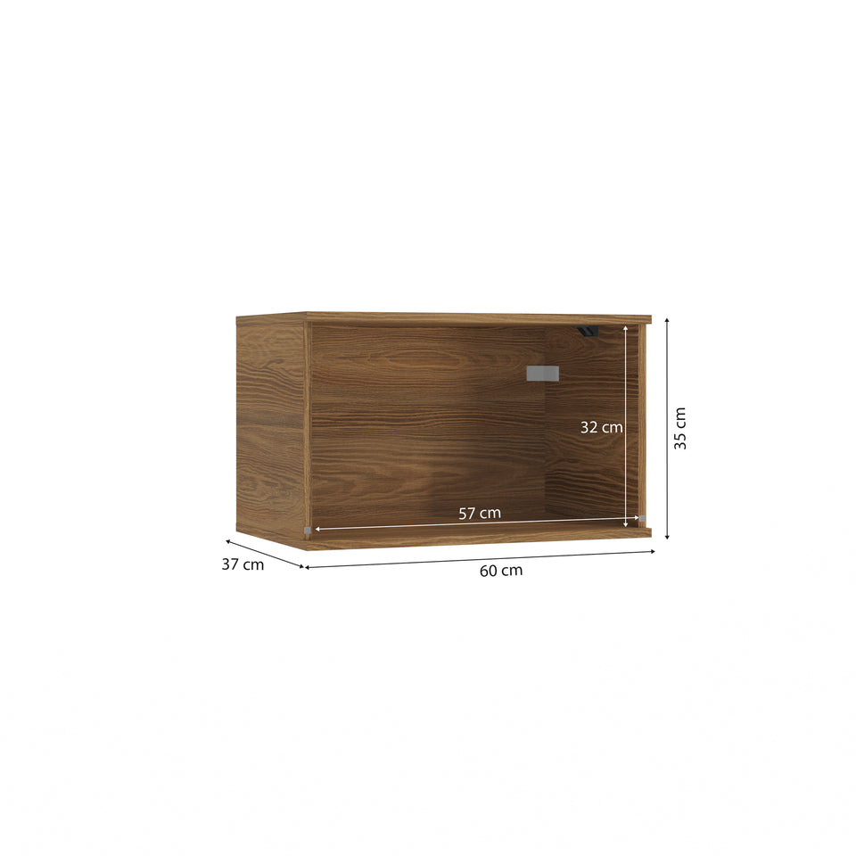 Alacena Aérea 60cm MDF Basculante Kappesberg Marrón