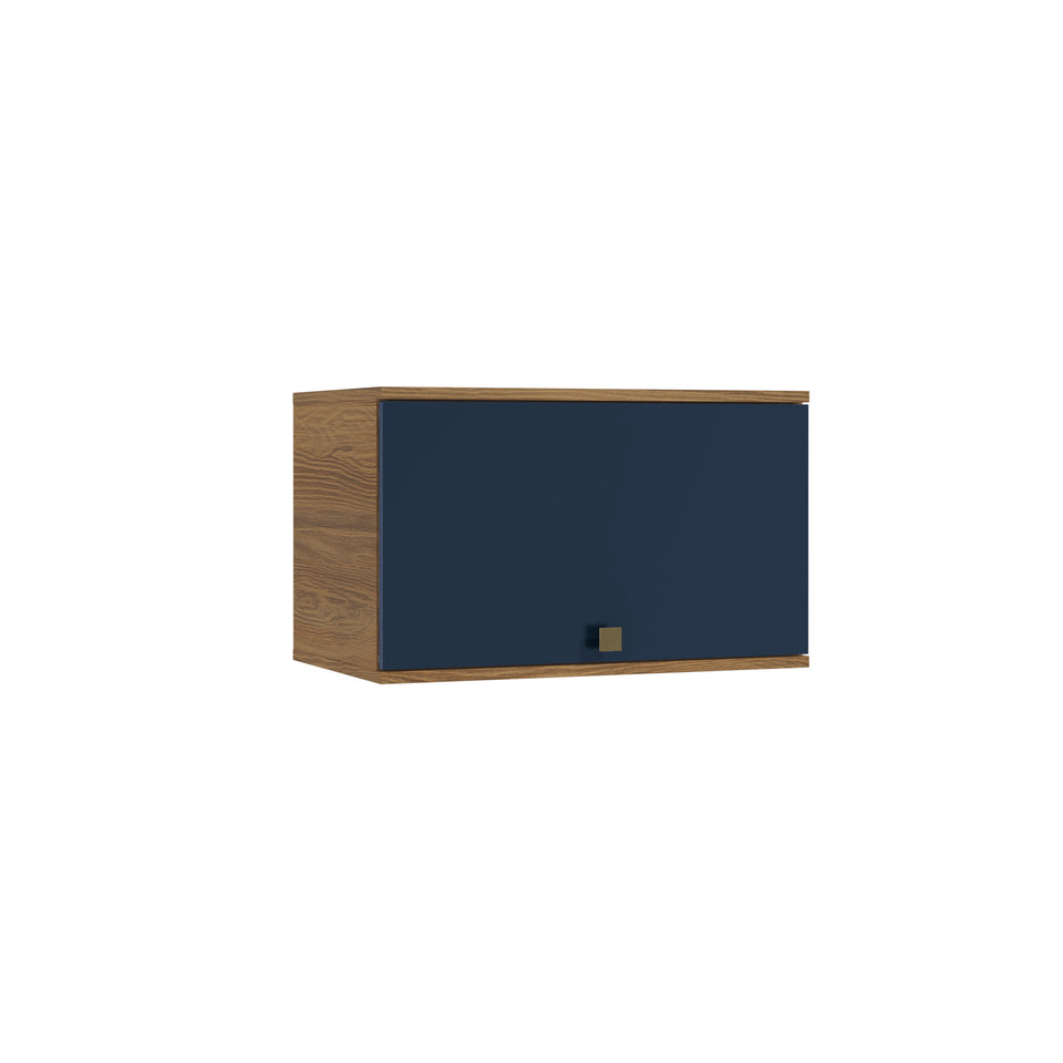 Alacena Aérea 60cm MDF Basculante Kappesberg Marrón/Azul