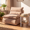 Sillón Individual 111cm Bouclé Kappesberg Sync Capuccino