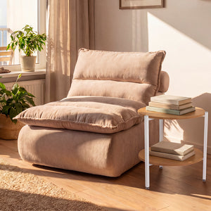 Sillón Individual 111cm Bouclé Kappesberg Sync Capuccino