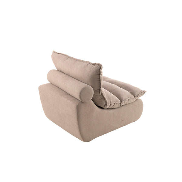 Sillón Individual 111cm Bouclé Kappesberg Sync Capuccino
