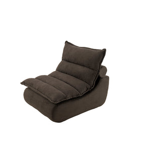 Sillón Individual 111cm Bouclé Kappesberg Sync Chocolate