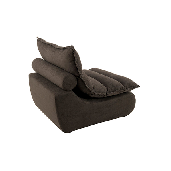 Sillón Individual 111cm Bouclé Kappesberg Sync Chocolate