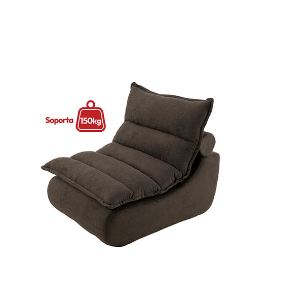 Sillón Individual 111cm Bouclé Kappesberg Sync Chocolate