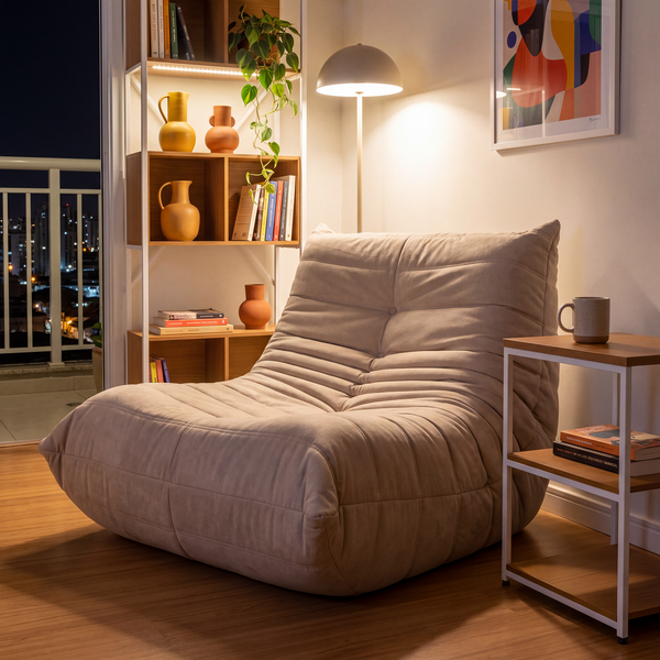 Sillón Individual 111cm Kappesberg Sync Capuccino