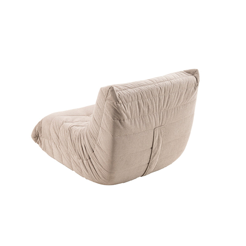 Sillón Individual Sync 111cm Bouclé Respaldo Fijo Kappesberg Capuccino