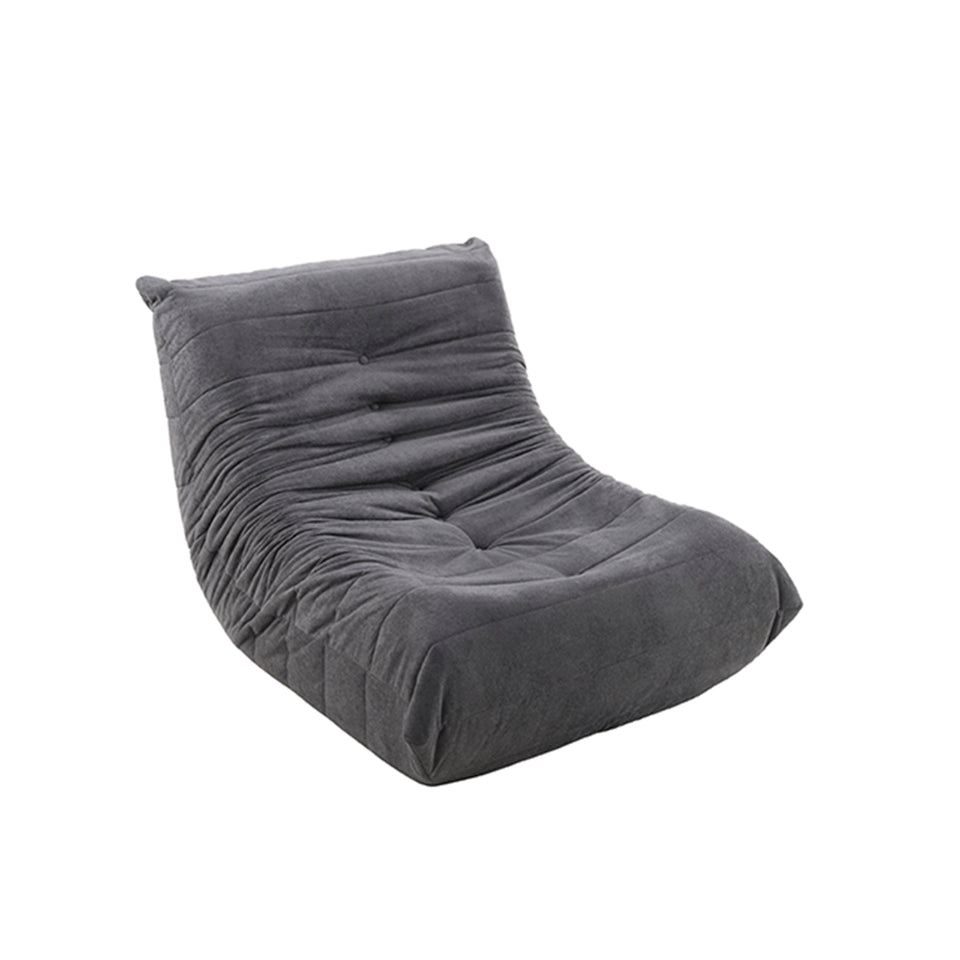 Sillón Individual 111cm Bouclé Kappesberg Sync Azul Titanio