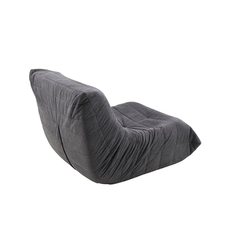 Sillón Individual Sync 111cm Bouclé Respaldo Fijo Kappesberg Azul Titanio
