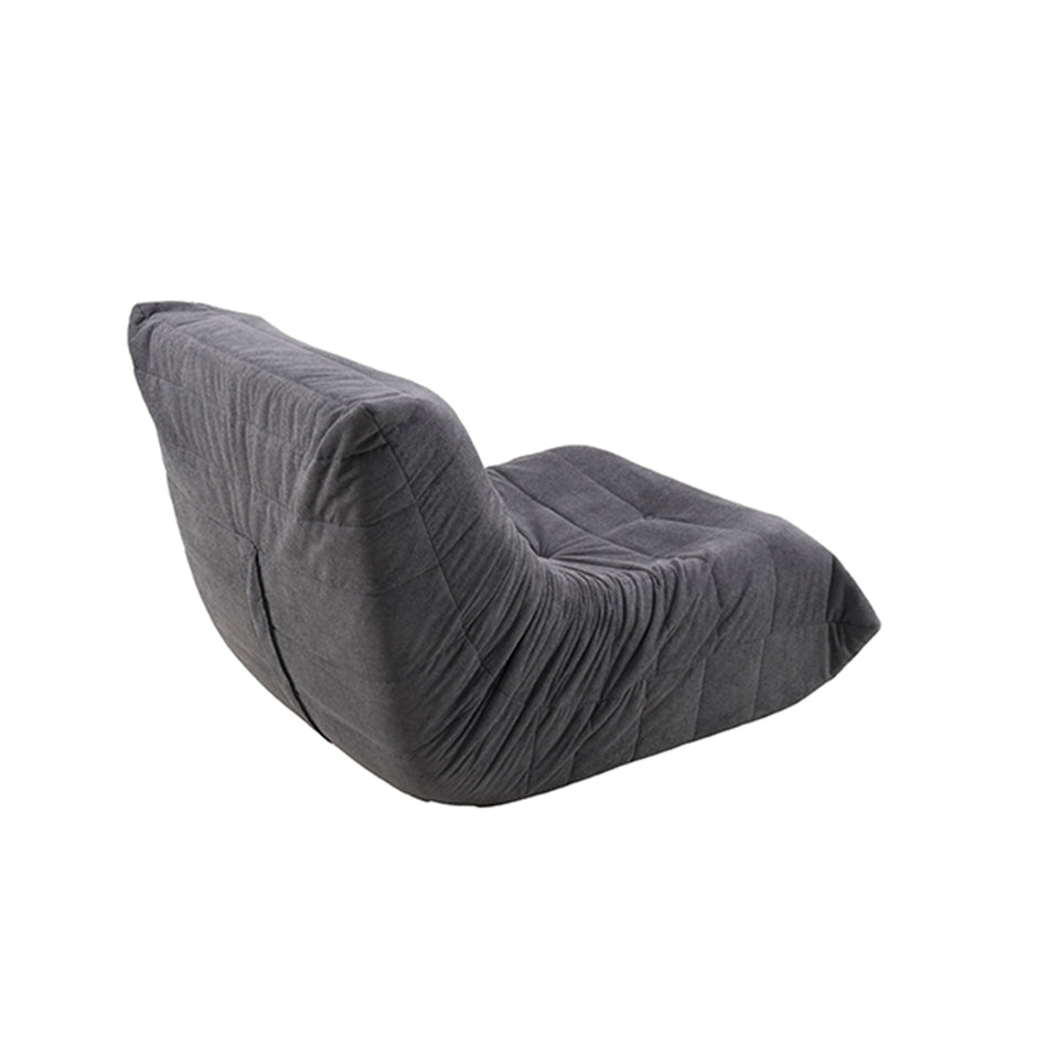 Sillón Individual 111cm Bouclé Kappesberg Sync Azul Titanio