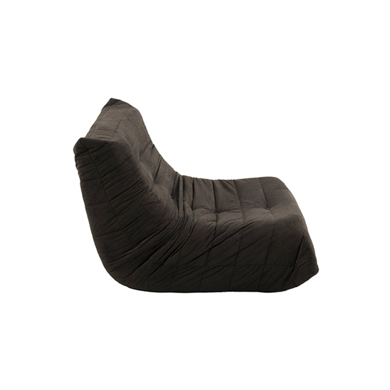 Sillón Individual Sync 111cm Bouclé Respaldo Fijo Kappesberg Chocolate