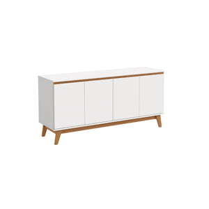 Aparador Vajillero Kappesberg 156cm 4 Puertas Blanco
