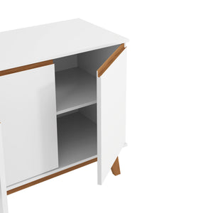 Aparador Vajillero Kappesberg 156cm 4 Puertas Blanco