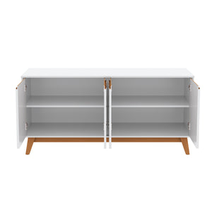 Aparador Vajillero Kappesberg 156cm 4 Puertas Blanco