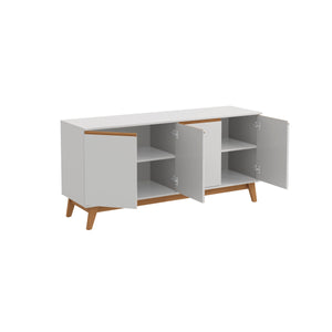 Aparador Vajillero Kappesberg 156cm 4 Puertas Blanco