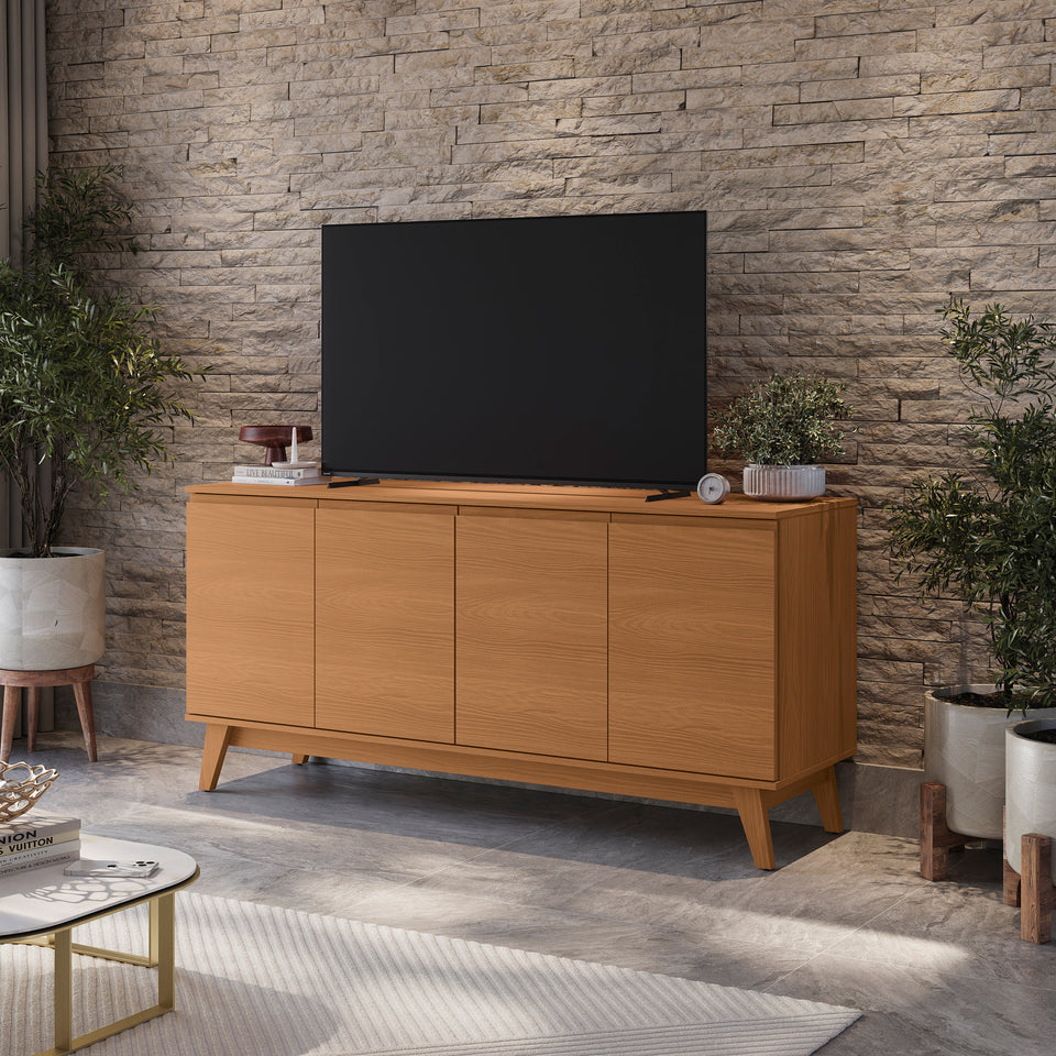 Aparador Vajillero Kappesberg 156cm 4 Puertas Canela