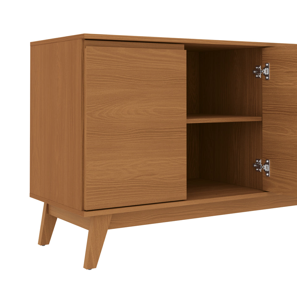 Aparador Vajillero Kappesberg 156cm 4 Puertas Canela