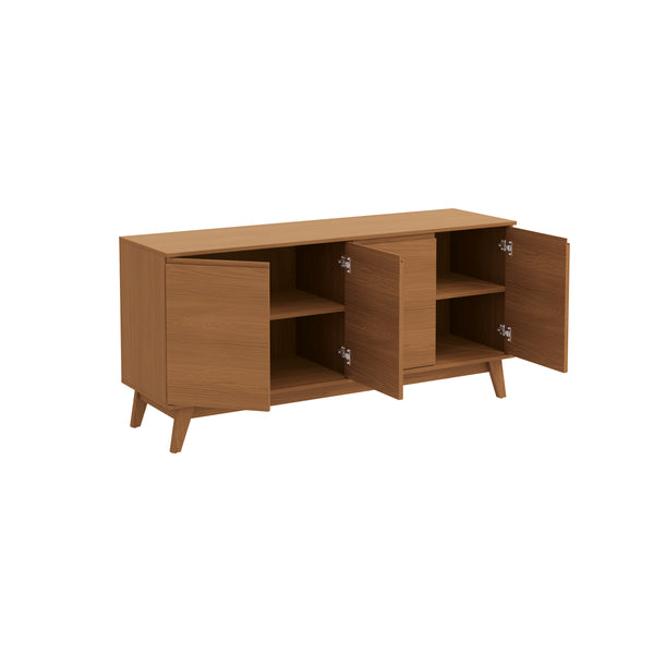 Aparador Vajillero Kappesberg 156cm 4 Puertas Canela