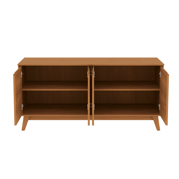 Aparador Vajillero Kappesberg 156cm 4 Puertas Canela