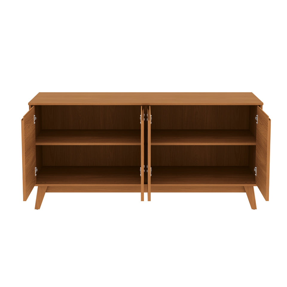 Aparador Vajillero Kappesberg 156cm 4 Puertas Canela