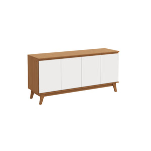 Aparador Vajillero Kappesberg 156cm 4 Puertas Canela/Blanco