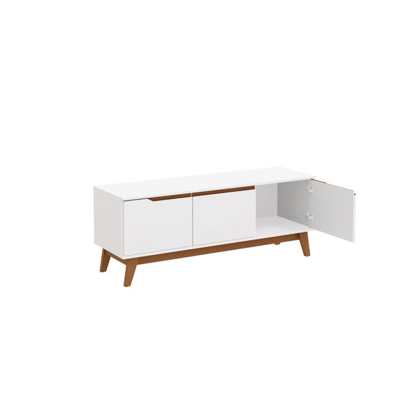 Rack Mueble TV 55" Kappesberg 136cm 3 Puertas Blanco