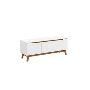 Rack Mueble TV 55" Kappesberg 136cm 3 Puertas Blanco
