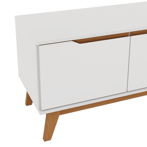 Rack Mueble TV 55" Kappesberg 136cm 3 Puertas Blanco