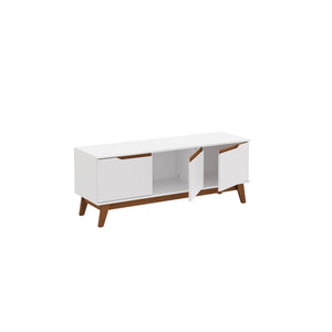 Rack Mueble TV 55" Kappesberg 136cm 3 Puertas Blanco