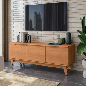 Rack Mueble TV 55" Kappesberg 136cm 3 Puertas Canela