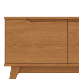 Rack Mueble TV 55" Kappesberg 136cm 3 Puertas Canela