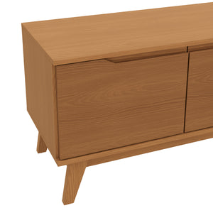 Rack Mueble TV 55" Kappesberg 136cm 3 Puertas Canela