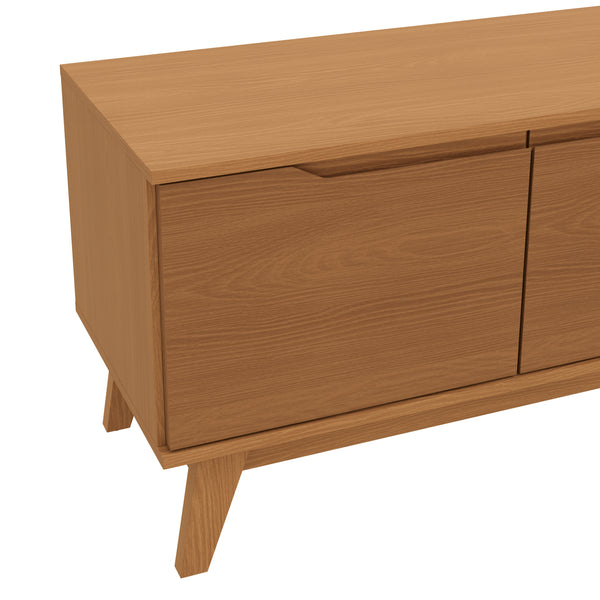 Rack Mueble TV 55" Kappesberg 136cm 3 Puertas Canela